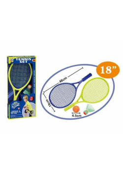 Tenis z rakietkami + piłka + lotka