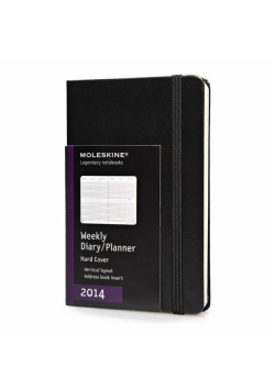 Moleskine 2014 Kalendarz-terminarz książkowy Moleskine mały tygodniowy