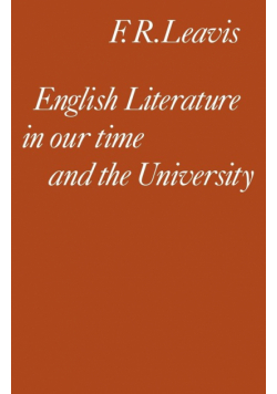 English Literature in Our Time and the University