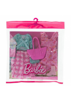 Barbie ubranka + akcesoria 2-pak HRH43