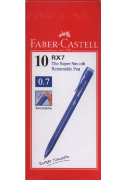 Długopis Faber-Castell RX7 niebieski 10 sztuk