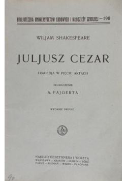Juljusz Cezar 1926 r.