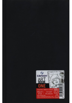 Szkicownik A5 Canson Artbook One gładki 100 kartek