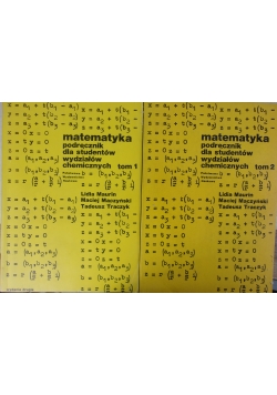Matematyka podręcznik dla studentów, tom I-II