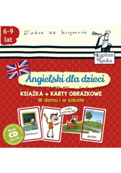 Angielski dla dzieci W domu i w szkole Książka + Karty obrazkowe