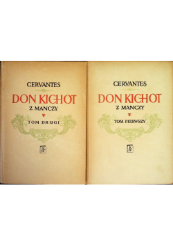 Don Kichot z Manczy Tom I i II