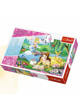 Puzzle 30 Disney Princess Bella i Kopciuszek