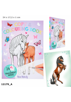 Kolorowanka kopiowanka miss melody 12179a