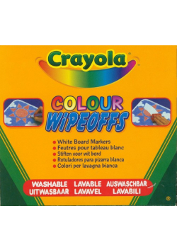 Markery Crayola do białej tablicy 8 sztuk