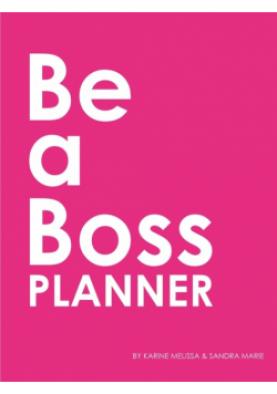 "Be a Boss" Planner (PINK)