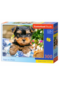 Puzzle Puppy-on-a-Picnic 300