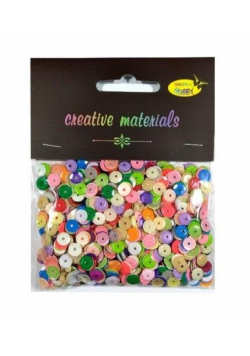 Cekiny nieprzeźroczyste 6mm 20g