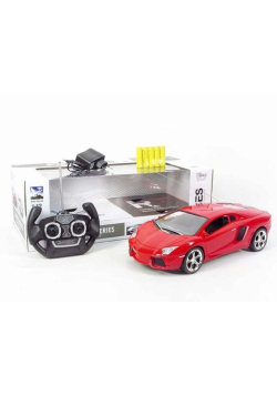 Auto na radio 32 cm z ładowarką  czerwone