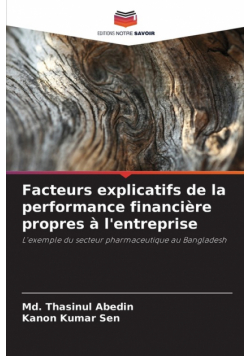 Facteurs explicatifs de la performance financière propres à l'entreprise