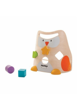 Drewniany sorter sowa
