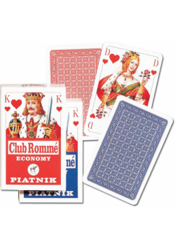 Karty do gry Piatnik 1 talia Club Romme niemieckie