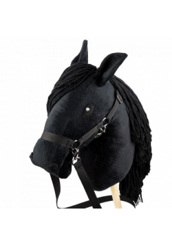 Hobby Horse Skippi. Koń na kiju czarny