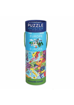 Puzze Mapa Europy 200
