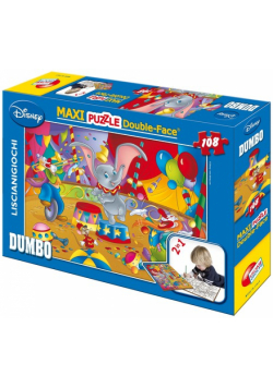 Puzzle dwustronne maxi Dumbo 108