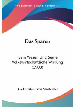 Das Sparen