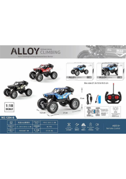 Pojazd R/C Metalowy + ładowarka