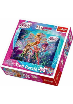 Puzzle 3D Syreny Winx 120