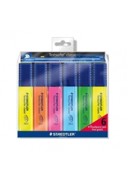 Zakreślacze Textsurfer 6 kolorów STAEDTLER