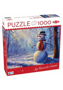 Puzzle 1000 el. Happy Snowman- bałwan