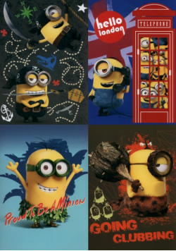 Zeszyt A5 Minionki w linie 32 kartki 15 sztuk mix
