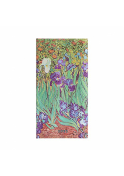 Kalendarz Paperblanks 2025 Van Gogh’s Irises Slim tygodniowy HOR