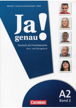 Finster Andrea - Ja genau! Kurs- und Ubungsbuch mit Losungen und Audio-CD  A2 Band 2