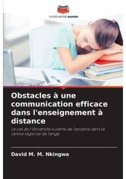 Obstacles à une communication efficace dans l'enseignement à distance