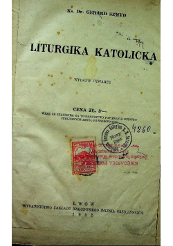 Liturgika Katolicka 1935 r.
