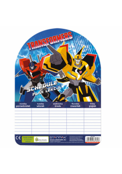 Plan lekcji Transformers