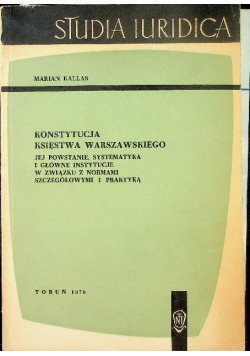 Konstytucja Księstwa Warszawskiego