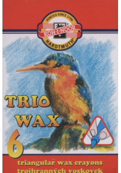 Kredki Trio Wax Jumbo 6 kolorów