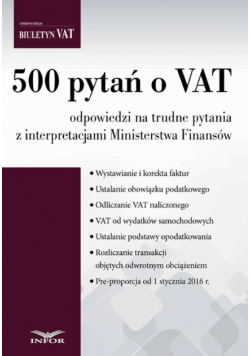 500 pytań o Vat, Infor