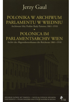 Polonica w Archiwum Parlamentu w Wiedniu