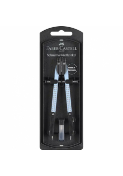 Cyrkiel grip 2001 Faber Castell jasnoniebieski