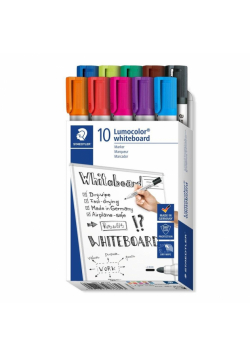 Marker Lumocolor mix kolorów (10szt) STAEDTLER