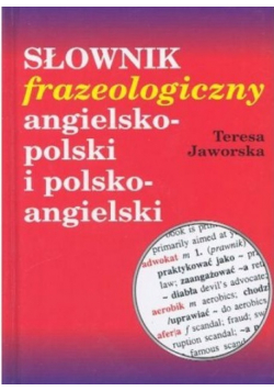 Słownik frazeologiczny angielsko  polski i polsko  angielski