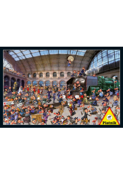 Puzzle Piatnik Ruyer Stacja kolejowa 1000