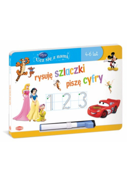 Disney Ucz się z nami Rysuję szlaczki piszę cyfry