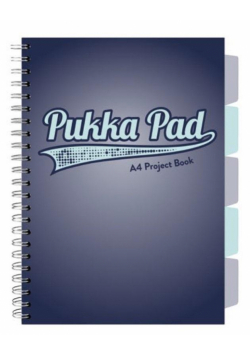 Project Book Navy A4/100K kratka granatowy (3szt)