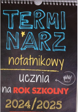 Terminarz notatnikowy ucznia 2024/2025 MIX