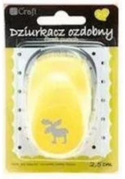 Dziurkacz ozdobny 2,5cm łoś