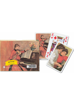 Karty do gry Piatnik 2 talie Renoir Lekcja gry