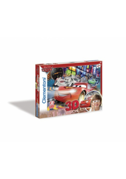 Puzzle 104 3D Vision Auta 2
