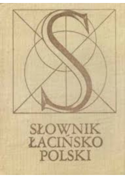 Słownik łacińsko polski