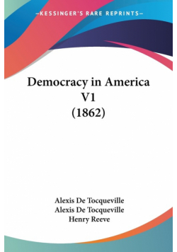 Democracy in America V1 (1862)